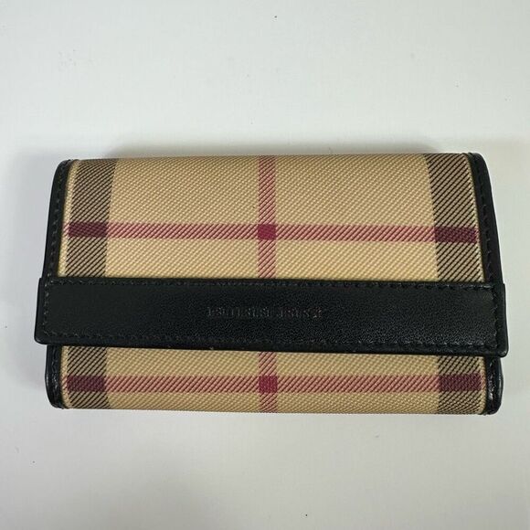 Burberry Check 6 Key Case Holder Wallet - Picture 1 of 16